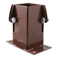 Flush Fit Bolt Down Shoe - Bolt Secure - Oxide Red | 75mm product image