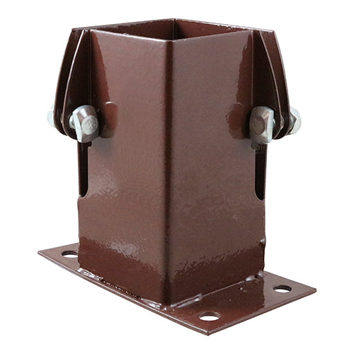 Flush Fit Bolt Down Shoe - Bolt Secure - Oxide Red | 75mm product image