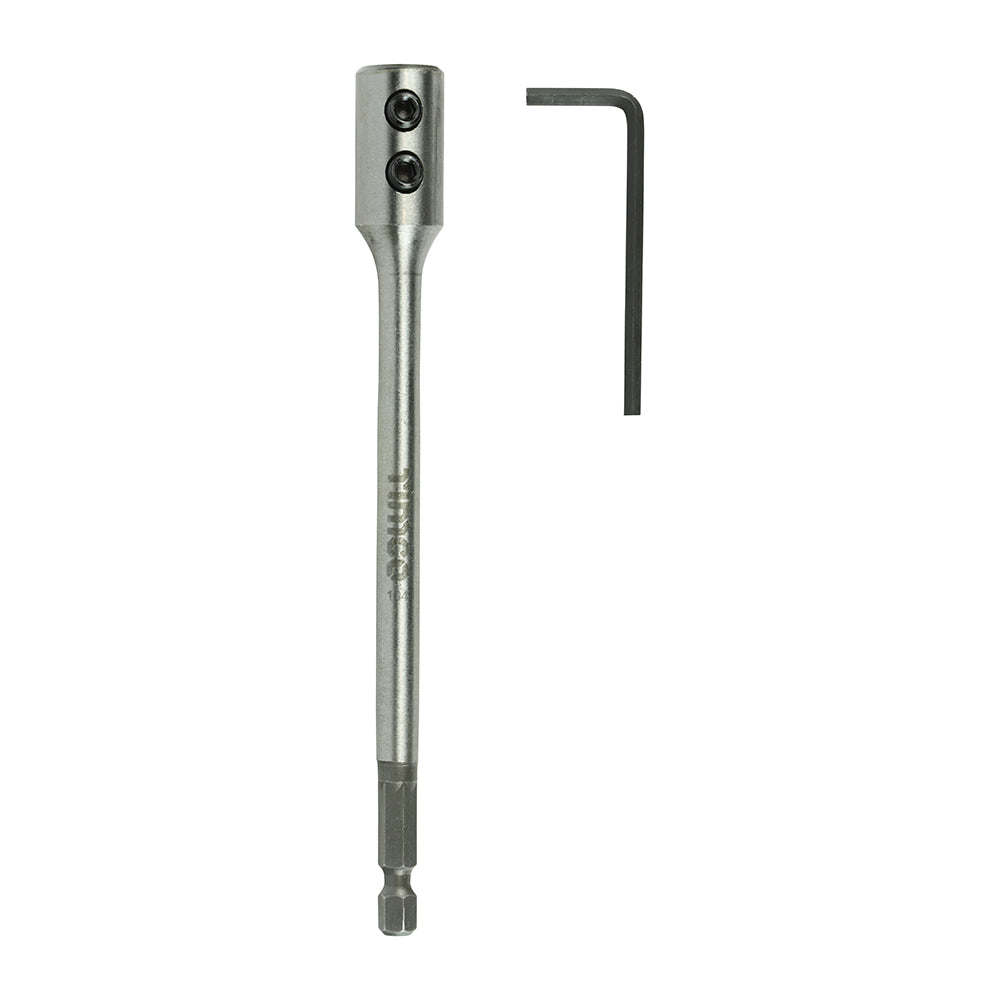 1/4" Flat Wood Bit Extension Rod | 150mm product image