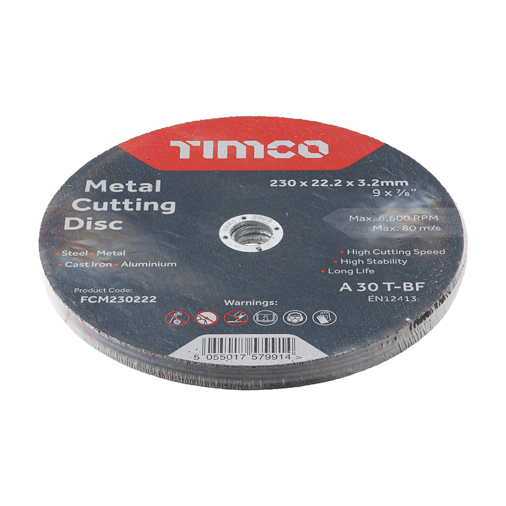 Bonded Abrasive Disc - For Cutting | 230 x 22.2 x 3.2 additional image 2