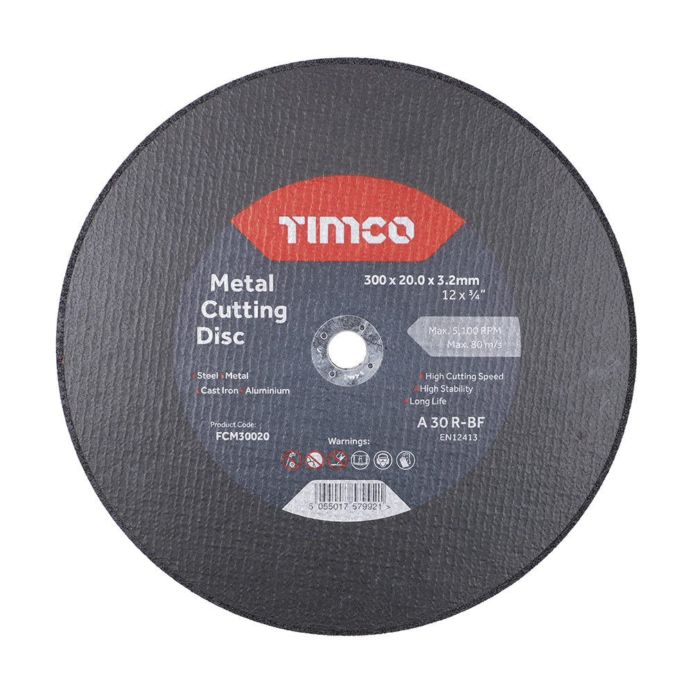 Bonded Abrasive Disc - For Cutting | 300 x 20.0 x 3.2 product image