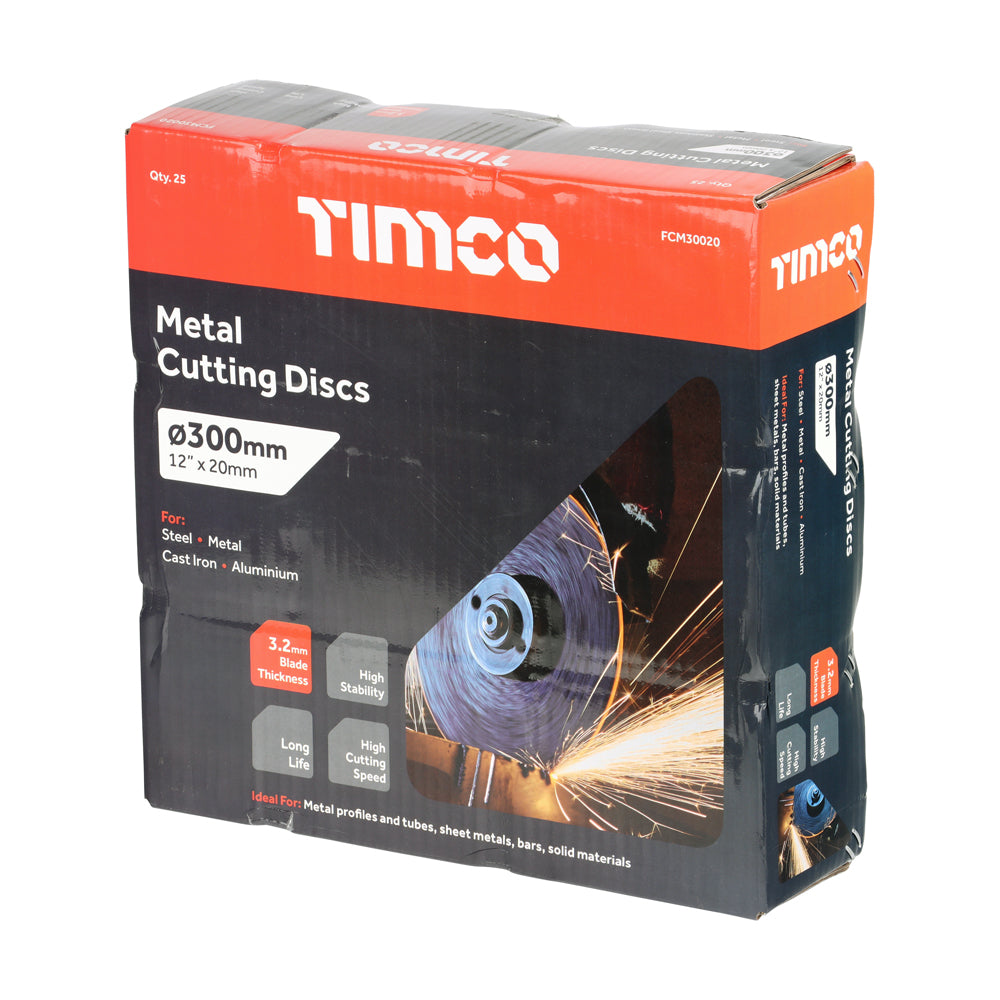 Bonded Abrasive Disc - For Cutting | 300 x 20.0 x 3.2 additional image 3