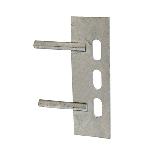 Gravel Board Clip - Twin Pin - Galvanised | 150 x 50mm product image