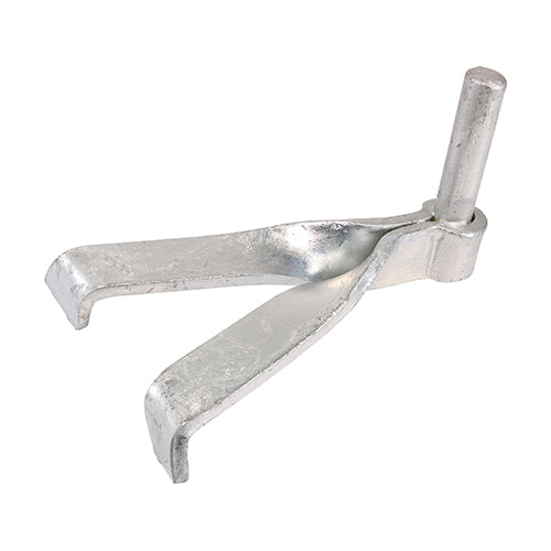 Gate Hooks To Build - Single Brick - Hot Dipped Galvanised | 16mm product image