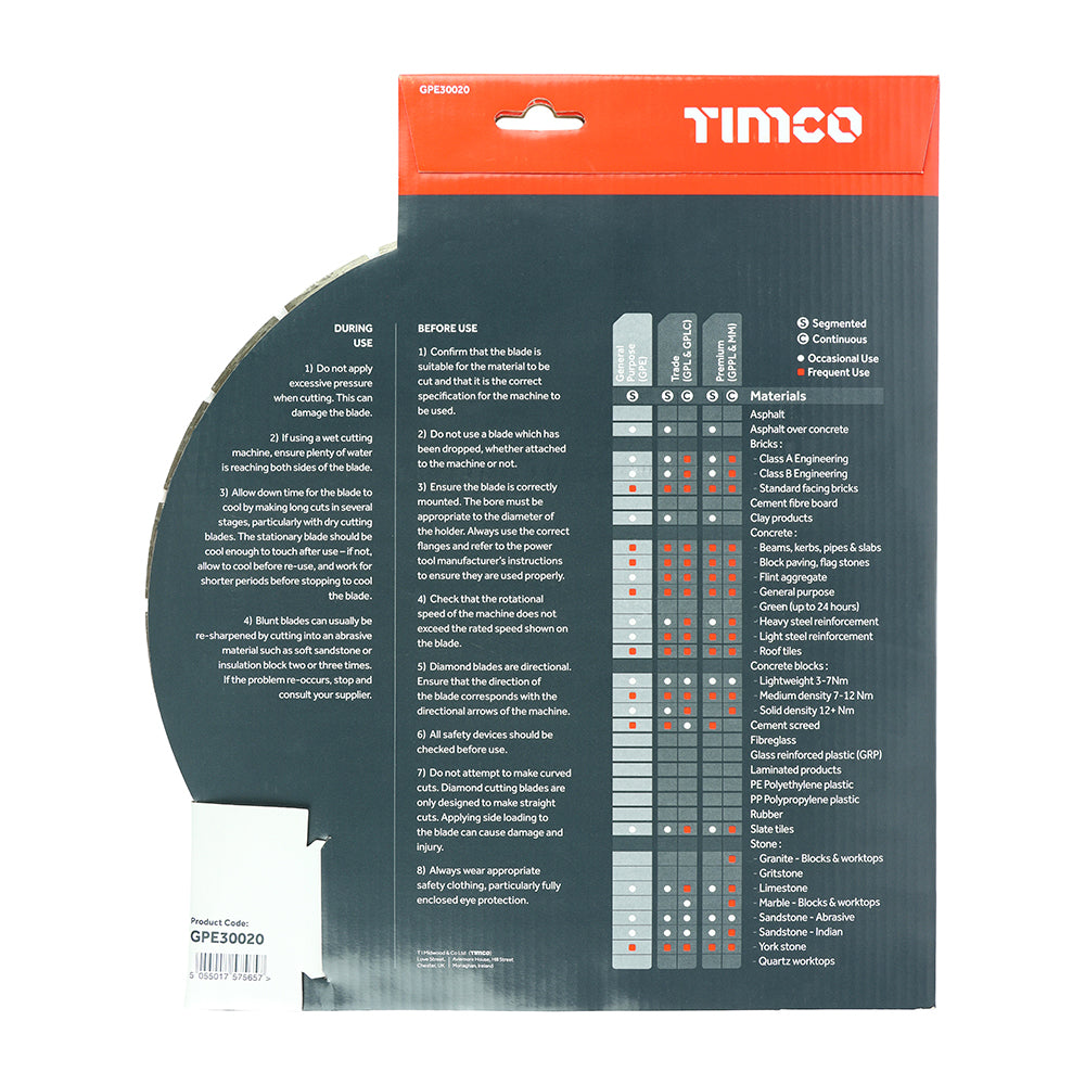 General Purpose Diamond Blade - Segmented | 300 x 20.0 additional image 3