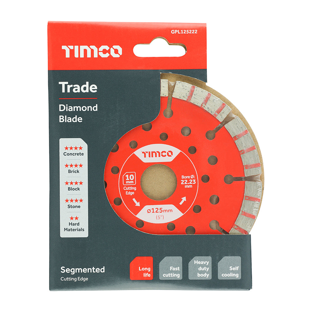 Trade Diamond Blade - Segmented | 125 x 22.2 additional image 2