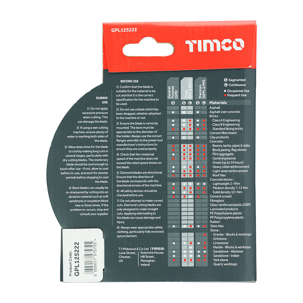 Trade Diamond Blade - Segmented | 125 x 22.2 additional image 3