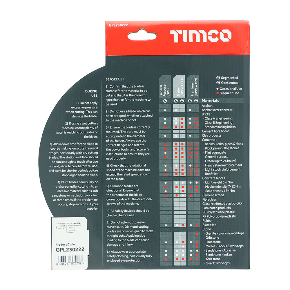 Trade Diamond Blade - Segmented | 230 x 22.2 additional image 3