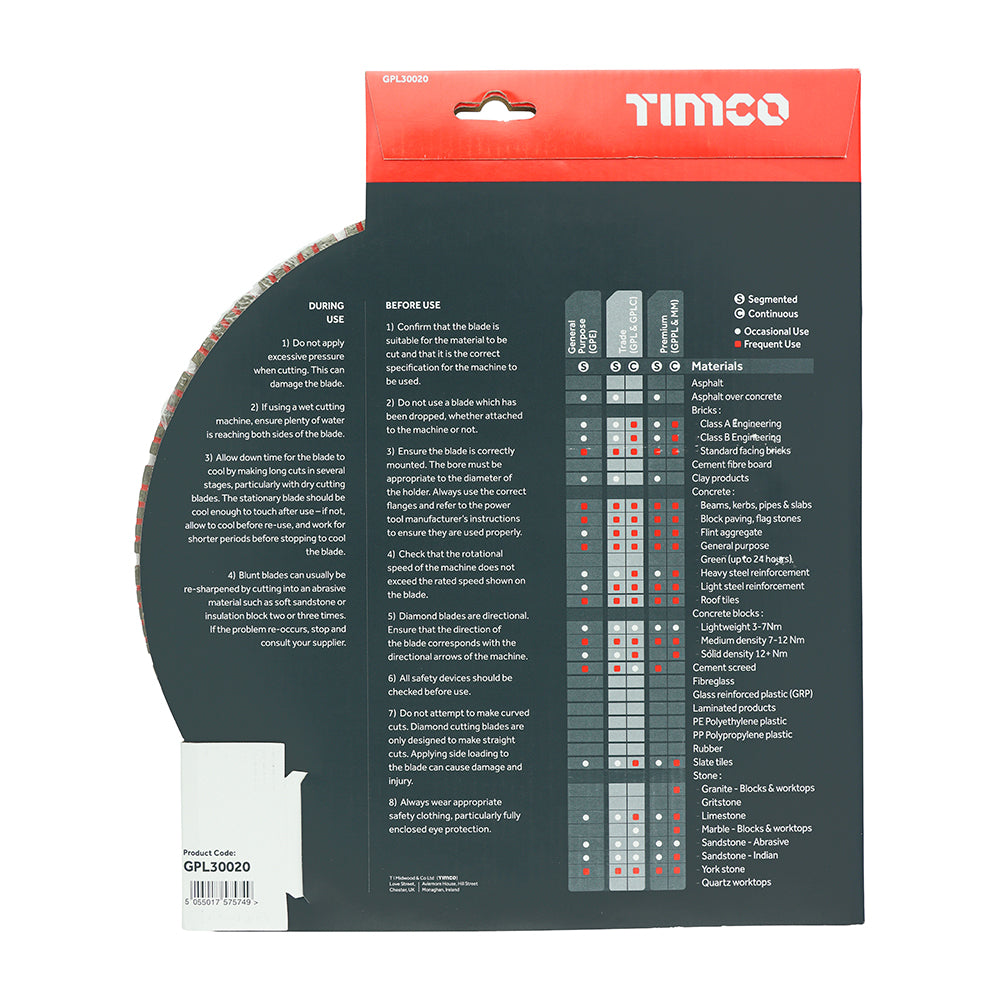 Trade Diamond Blade - Segmented | 300 x 20.0 additional image 3