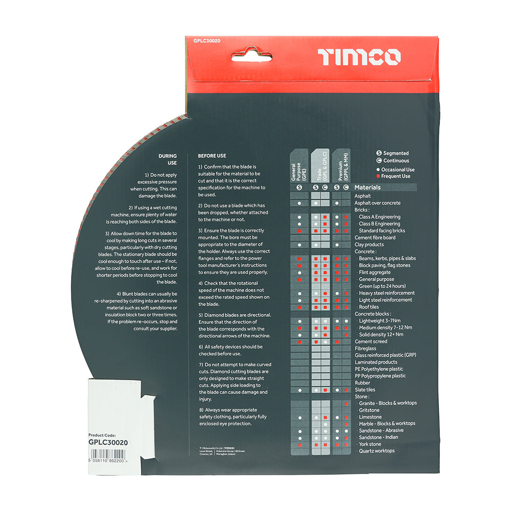 Trade Diamond Blade - Continuous | 300 x 20.0 additional image 3