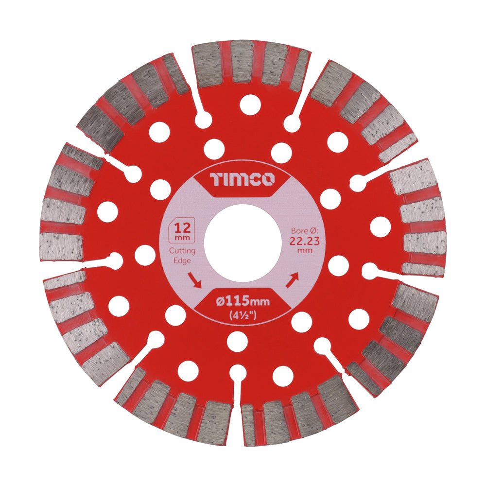 Premium Diamond Blade - Turbo Segmented | 115 x 22.2 product image