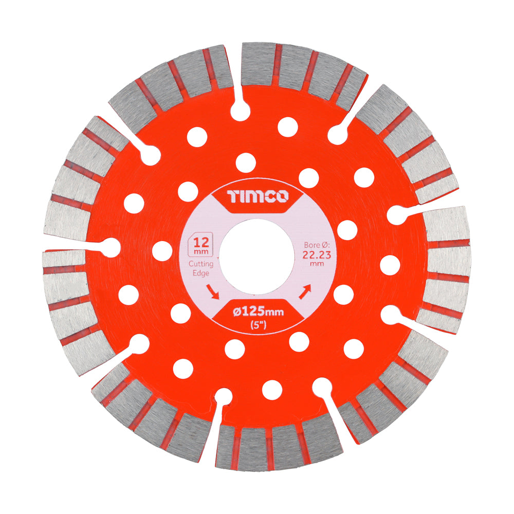 Premium Diamond Blade - Turbo Segmented | 125 x 22.2 product image