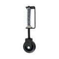 Spring Loaded Field Gate Wheel - Heavy Duty - Black | 370mm product image