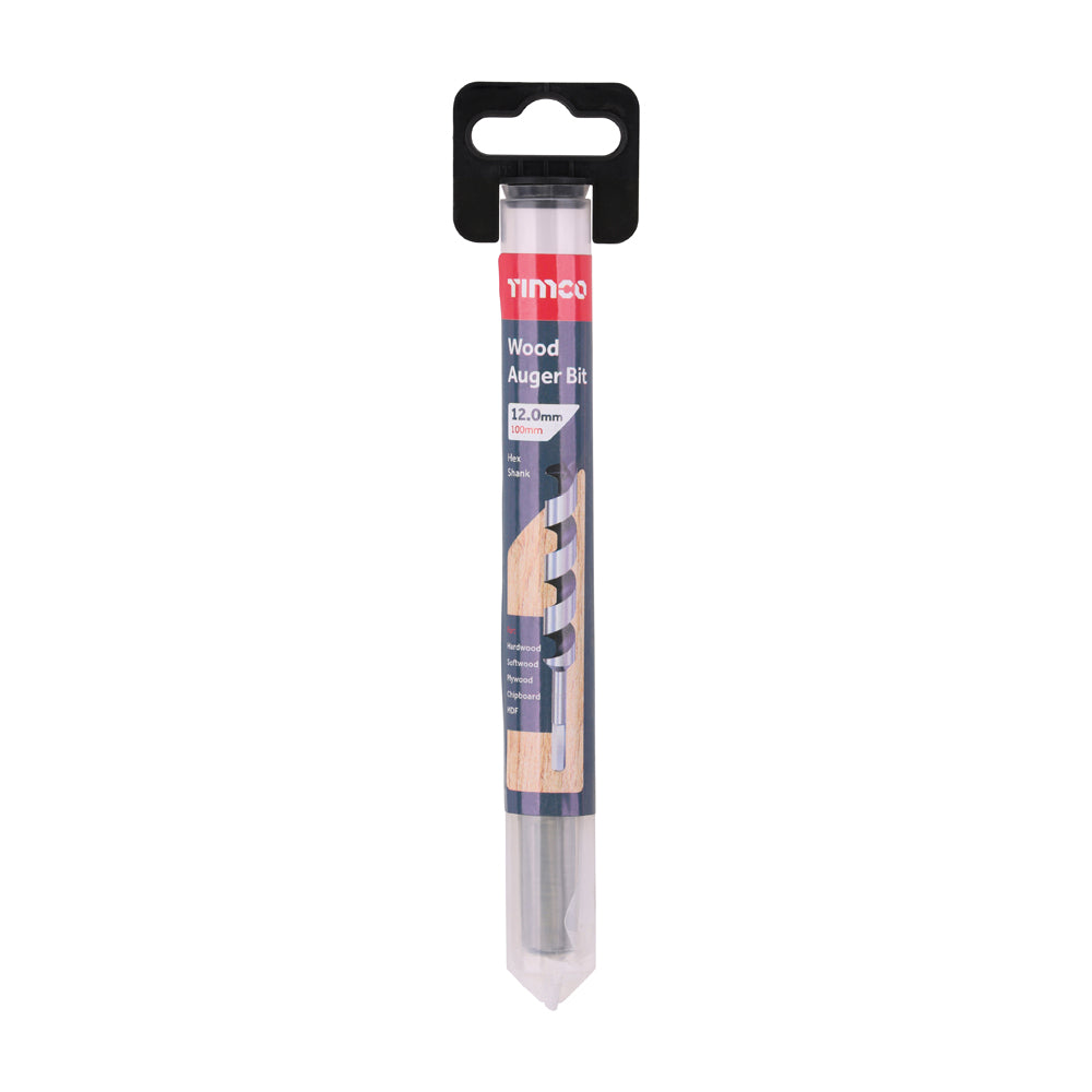 Wood Auger Bit - Hex Shank | 12.0 x 100 additional image 2