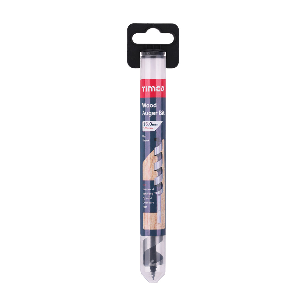 Wood Auger Bit - Hex Shank | 16.0 x 100 additional image 2