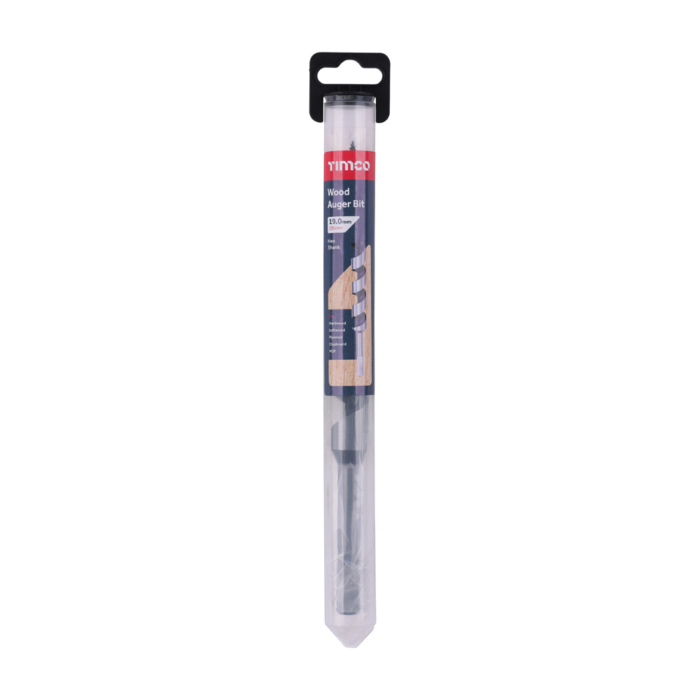 Wood Auger Bit - Hex Shank | 19.0 x 235 additional image 2