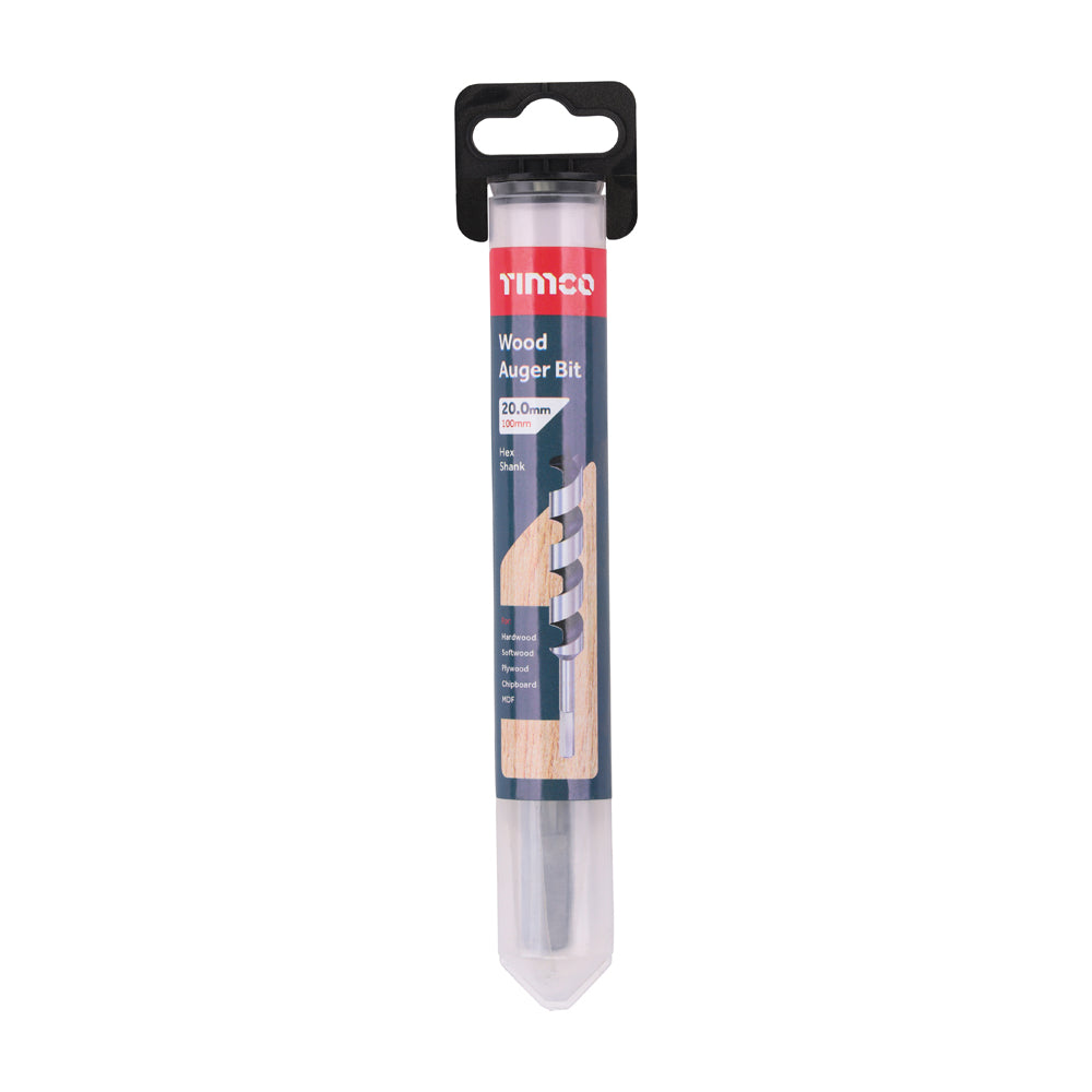 Wood Auger Bit - Hex Shank | 20.0 x 100 additional image 2