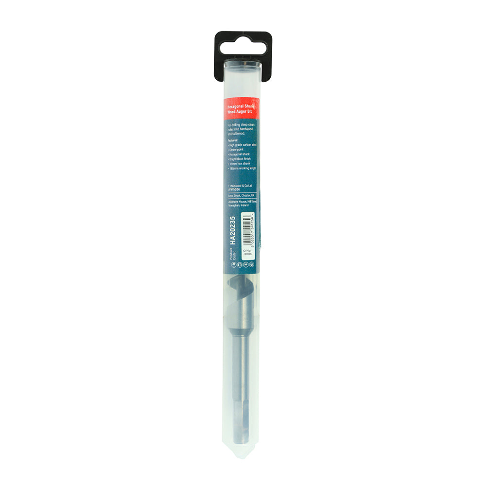 Wood Auger Bit - Hex Shank | 20.0 x 235 additional image 3