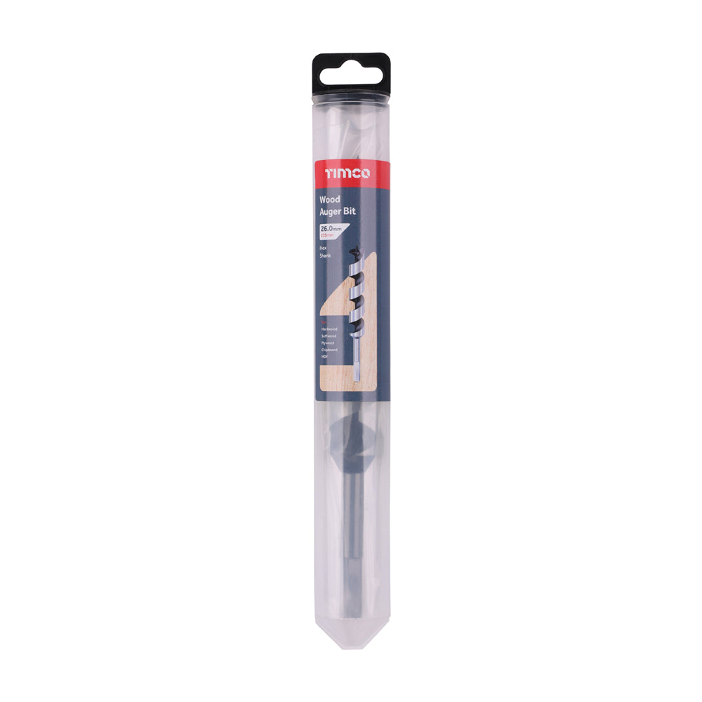 Wood Auger Bit - Hex Shank | 26.0 x 235 additional image 2
