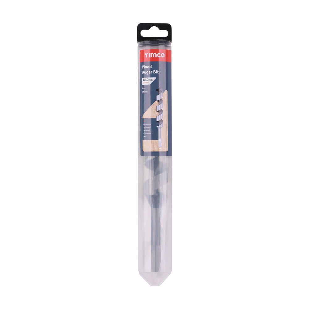 Wood Auger Bit - Hex Shank | 28.0 x 235 additional image 2