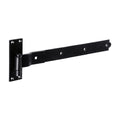 Pair of Cranked Band & Hook On Plates - Black | 450mm product image