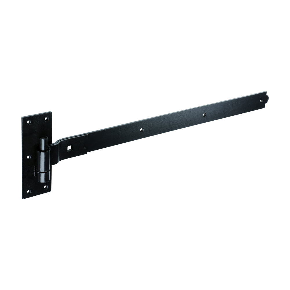 Pair of Cranked Band & Hook On Plates - Black | 750mm product image