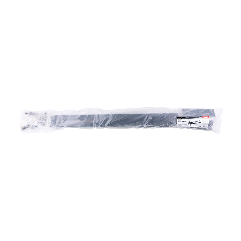 Pair of Straight Band & Hook On Plates - Black | 600mm additional image 3