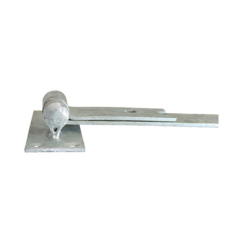 Pair of Straight Band & Hook On Plates - Hot Dipped Galvanised | 600mm additional image 2