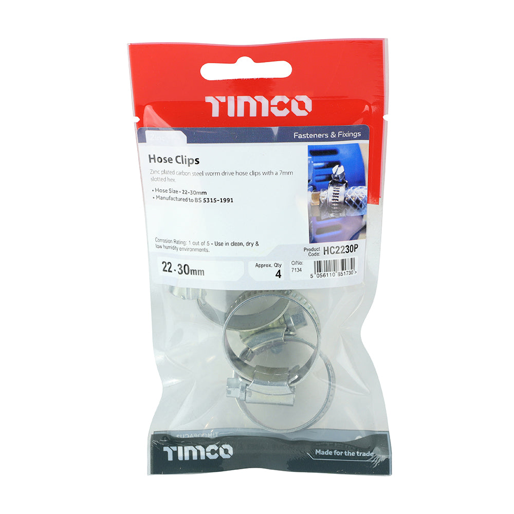 Hose Clips - Zinc | 22 - 30mm additional image 2