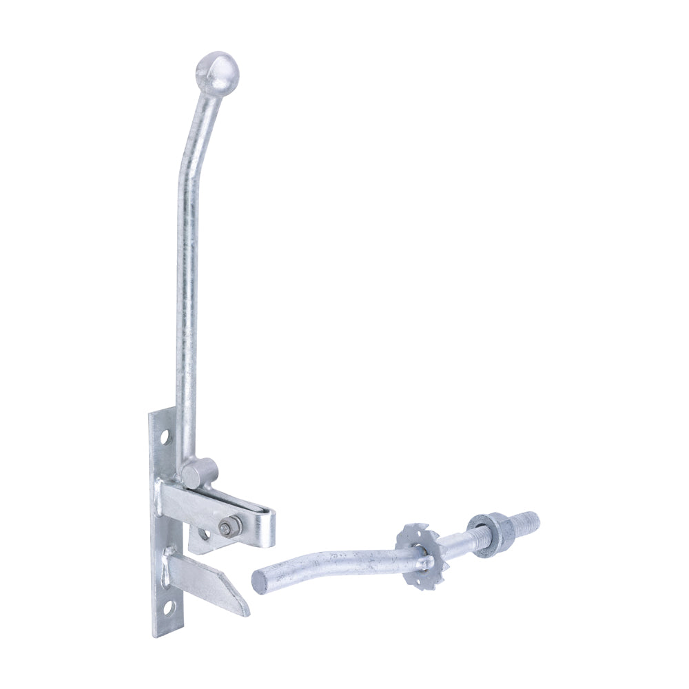 Hunting Type Lift Gate Catch With Cranked Striker - Hot Dipped Galvanised | 425mm product image