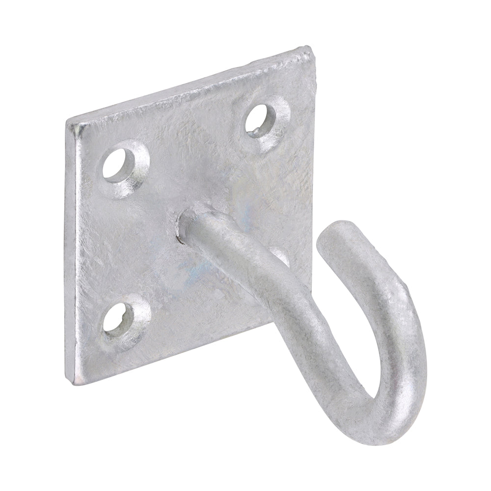 Hook on Plate - Hot Dipped Galvanised | 2" | Bag | 1 Each | HP2GB product image