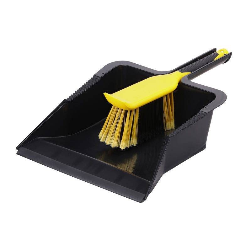 Bulldozer Heavy Duty Dustpan & Brush Set | 6.5"|12" product image