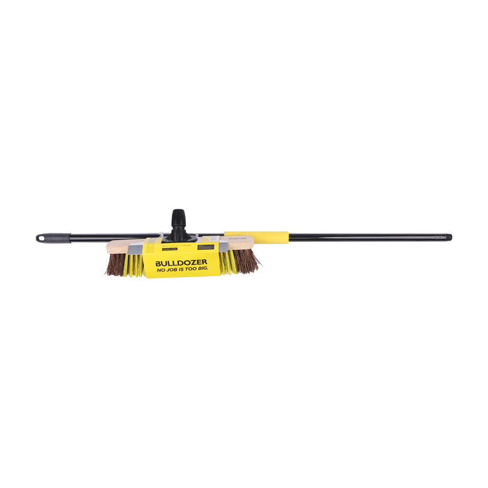 Bulldozer Heavy Duty Wooden Utility Broom & Handle | 16" additional image 2