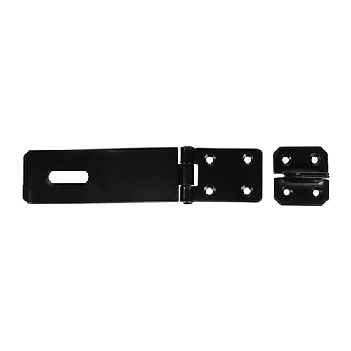 Safety Pattern Hasp & Staple - Black | 4 1/2" | Bag additional image 2