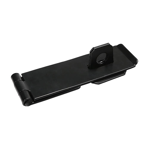 Safety Pattern Hasp & Staple - Black | 4 1/2" | Bag additional image 3
