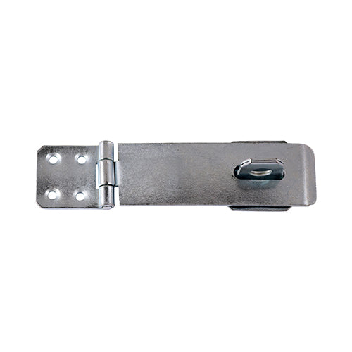 Safety Pattern Hasp & Staple - Zinc | 4 1/2" | TIMpac product image