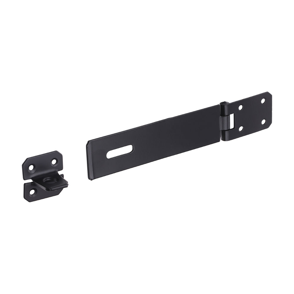 Safety Pattern Hasp & Staple - Black | 6" | Bag product image