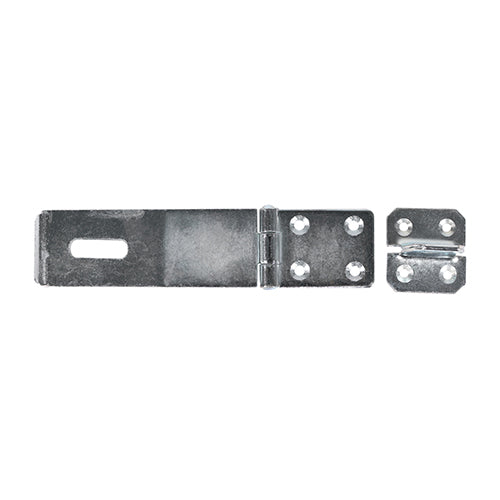 Safety Pattern Hasp & Staple - Zinc | 6" | Bag additional image 2