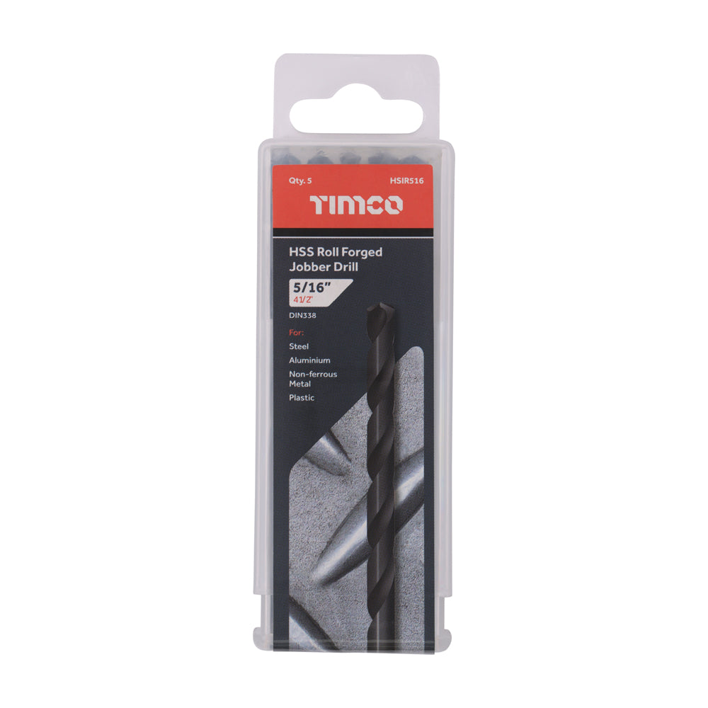 Roll Forged Jobber Drills - HSS | 5/16" additional image 2