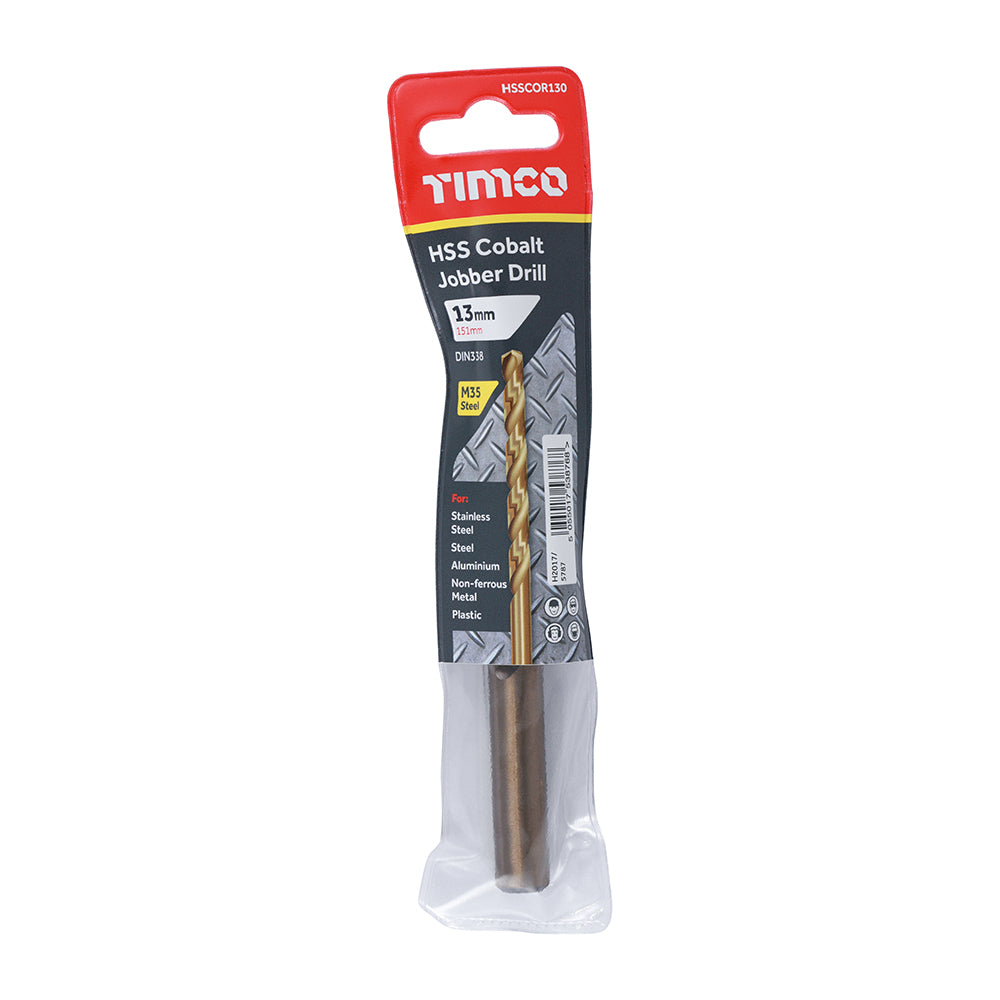 Ground Jobber Drills - Cobalt M35 | 13.0mm | Each additional image 2