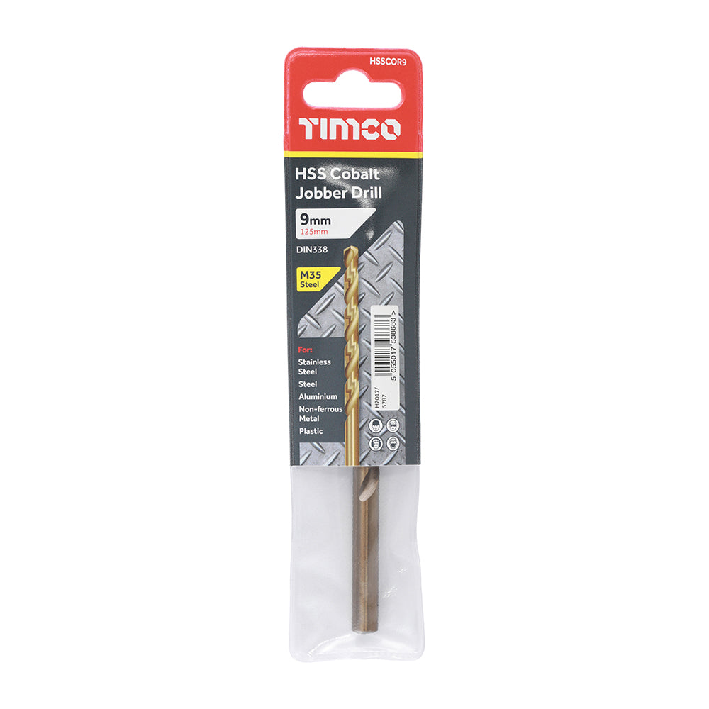 Ground Jobber Drills - Cobalt M35 | 9.0mm | Each additional image 2