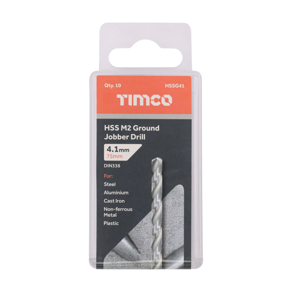 Ground Jobber Drills - HSS M2 | 4.1mm additional image 2