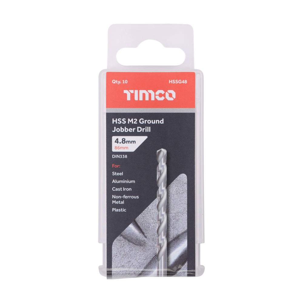 Ground Jobber Drills - HSS M2 | 4.8mm additional image 2