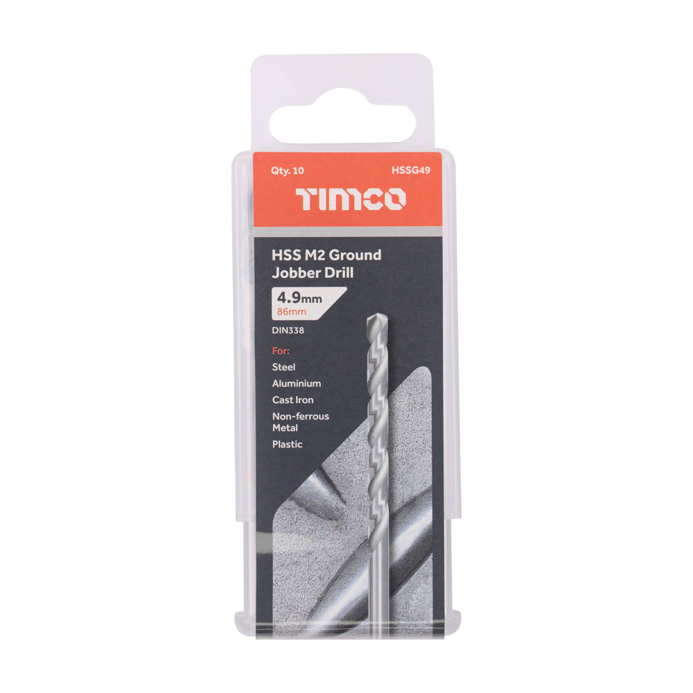 Ground Jobber Drills - HSS M2 | 4.9mm additional image 2