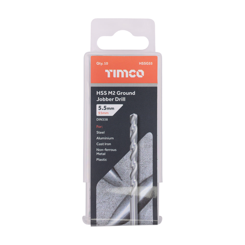 Ground Jobber Drills - HSS M2 | 5.5mm | Tub additional image 2