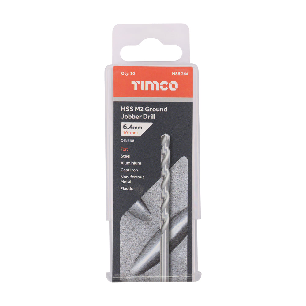 Ground Jobber Drills - HSS M2 | 6.4mm additional image 2