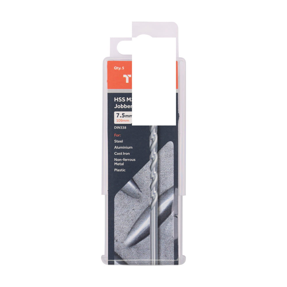 Ground Jobber Drills - HSS M2 | 7.5mm additional image 2