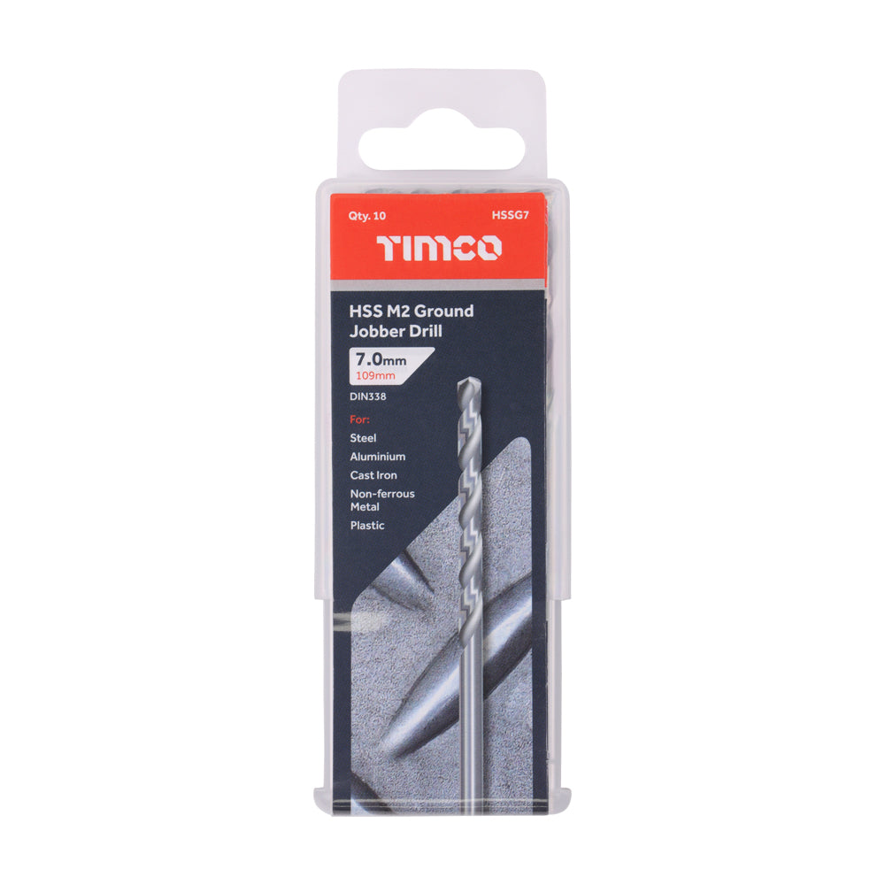 Ground Jobber Drills - HSS M2 | 7.0mm | Tub additional image 2