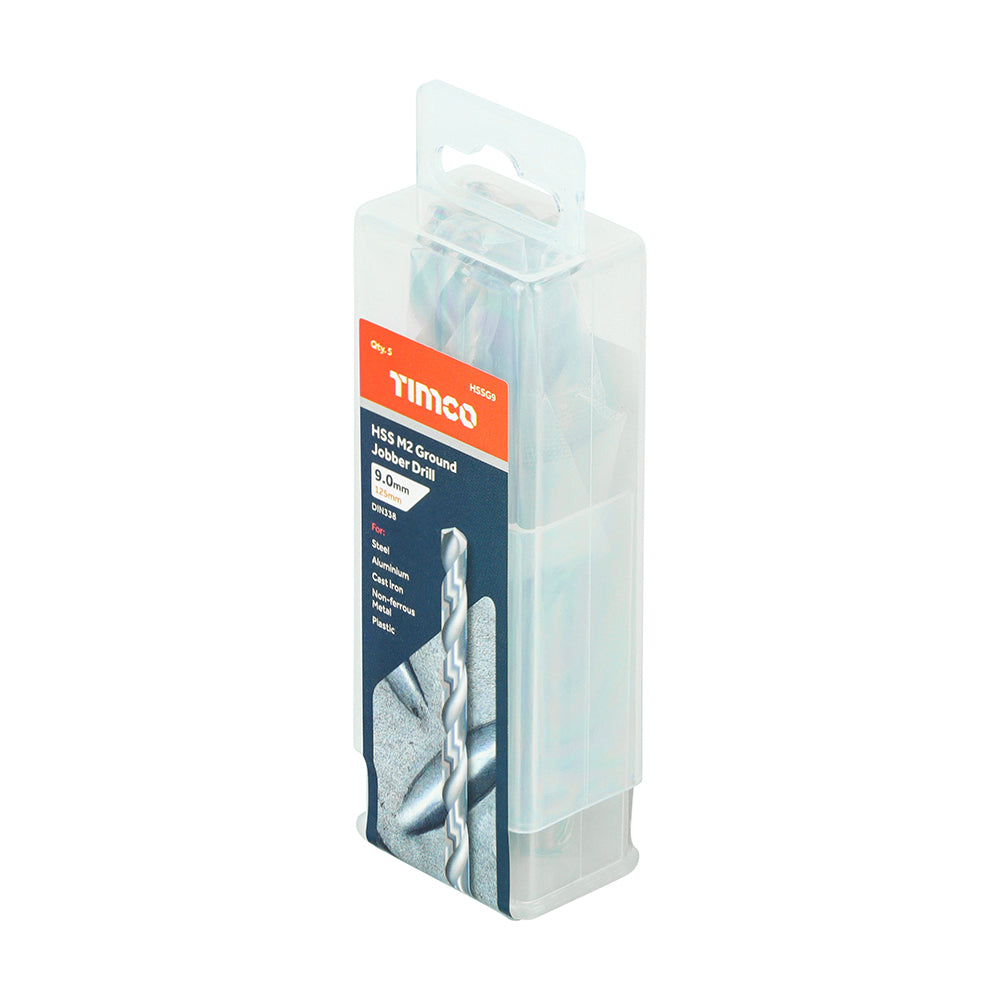 Ground Jobber Drills - HSS M2 | 9.0mm | Tub additional image 2