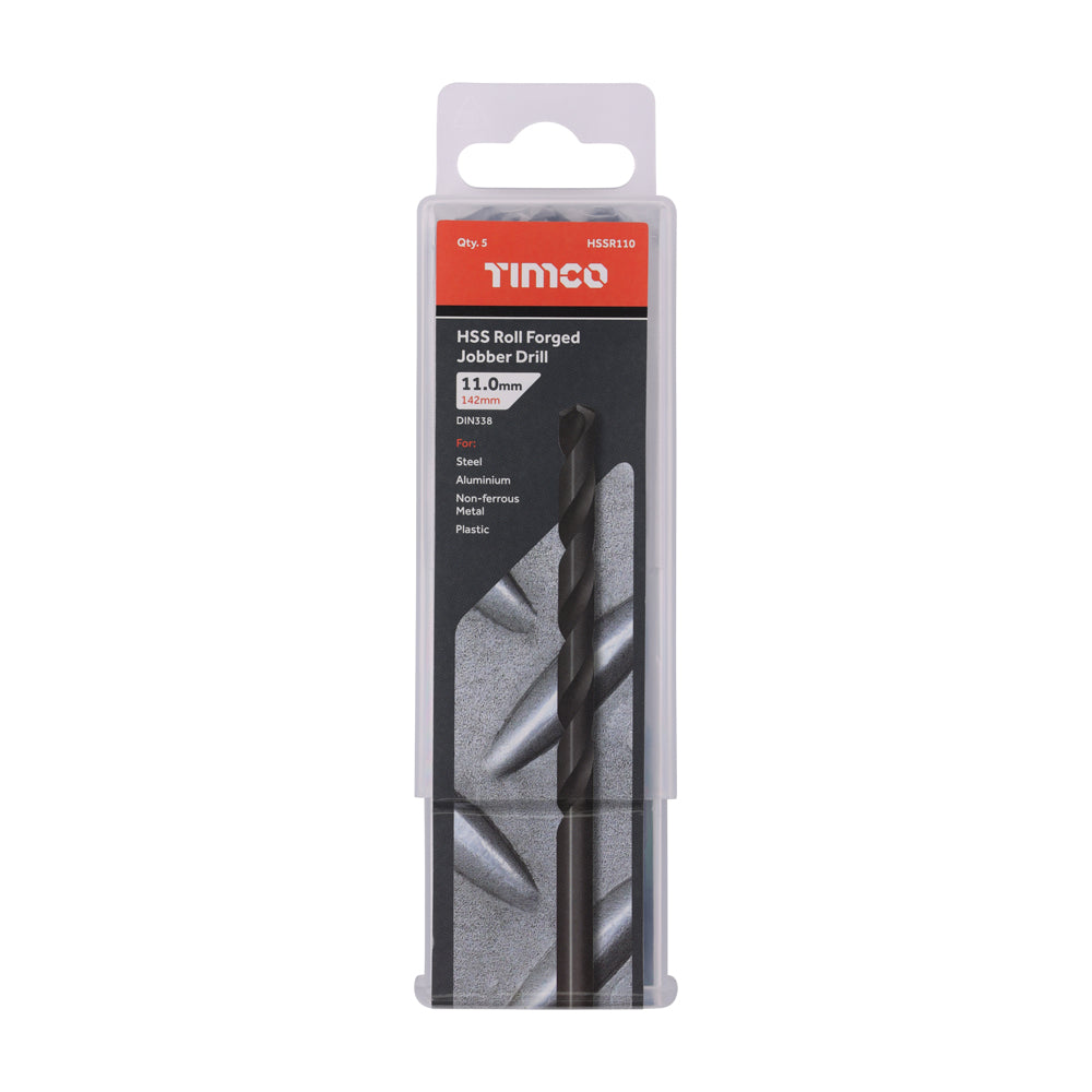 Roll Forged Jobber Drills - HSS | 11.0mm | Tub additional image 2